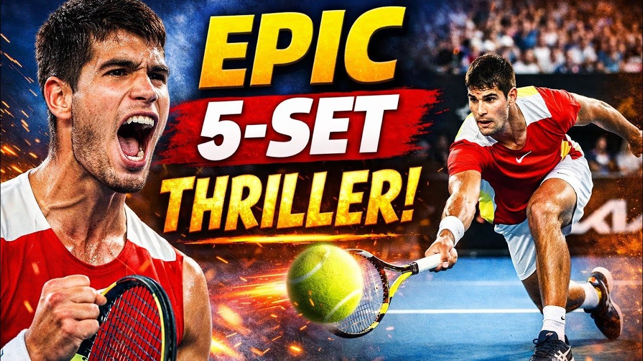 Alcaraz vs Zverev 🎾 5 Hour Battle for Survival 🕒 Historic Win 🏆
