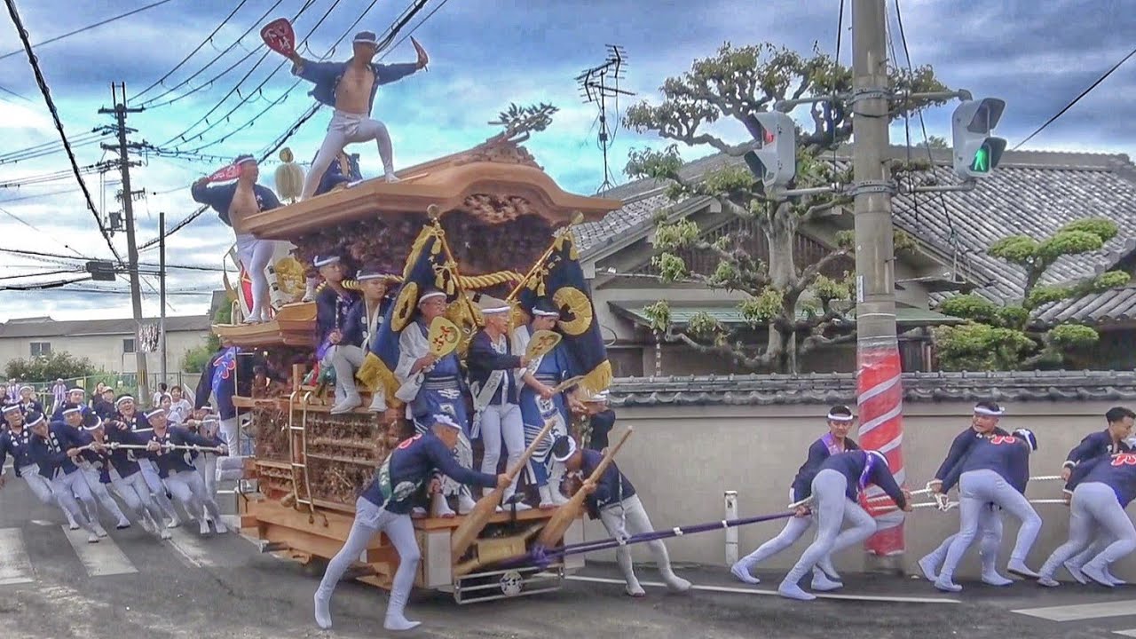 October 11, 2025: Izumisano City, Kaminogo District, Danjiri