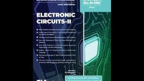 EC8452 Electronic Circuits II - General form of an LC Oscillator (Part 2)