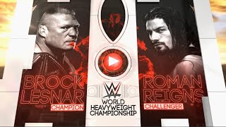 Story of Brock Lesnar vs. Roman Reigns | WrestleMania 31