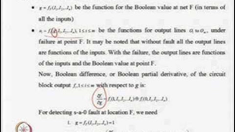 Mod-09 Lec-01 Introduction to Automatic Test Pattern Generation (ATPG) and ATPG Algebras