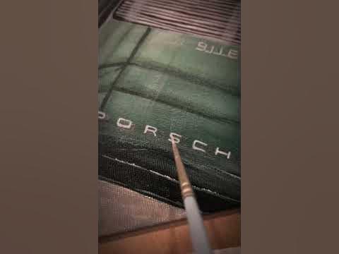Порш старый Рисунок #drawing #porsche - YouTube