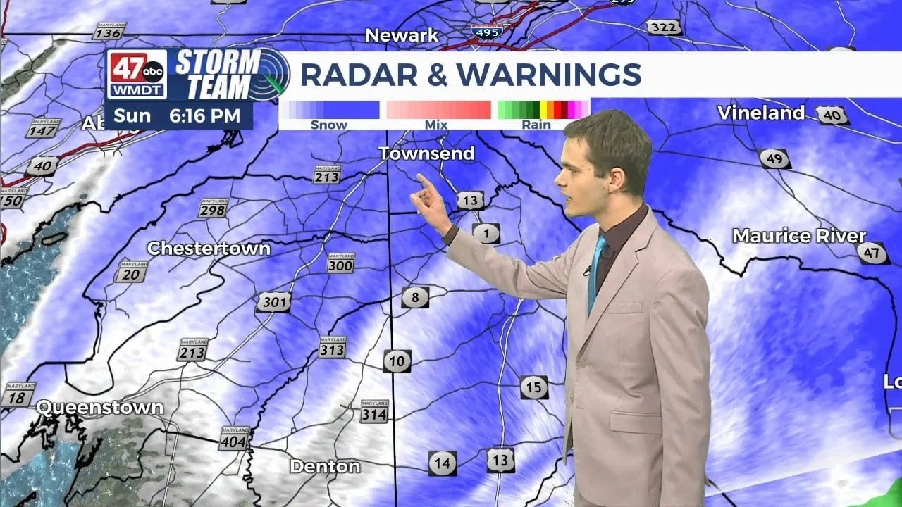 Rain & snow moves out tonight - Evening Forecast (01/19/25) - YouTube