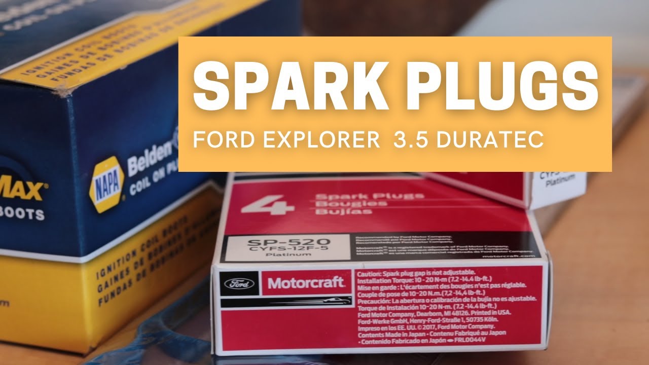 How To Replace Spark Plugs 11-19 Ford Explorer 3.5 - YouTube