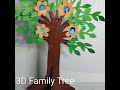3D Family Tree Family Tree School Project 
