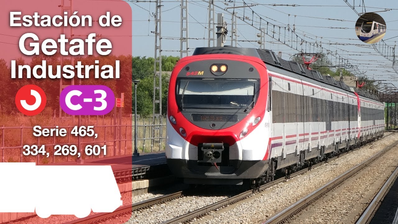 Circulaciones por la estación de Getafe Industrial | Cercanías Madrid C-3