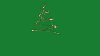 Christmas Tree Effect Green Screen