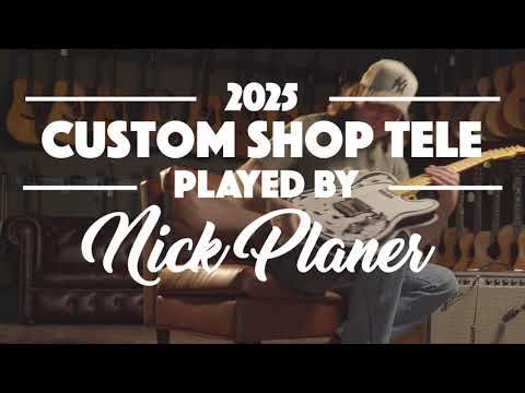 2025 Fender Custom Shop Waylon Jennings Telecaster Masterbuilt David Brown