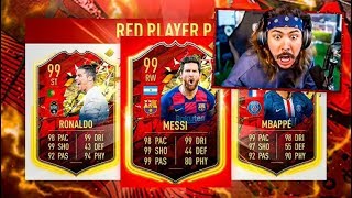 WE PACKED 99 RED TOTS MESSI!! FIFA 20