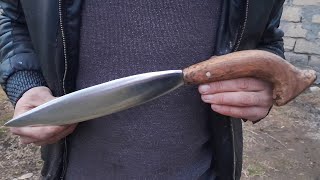 Knife making - from leaf spring