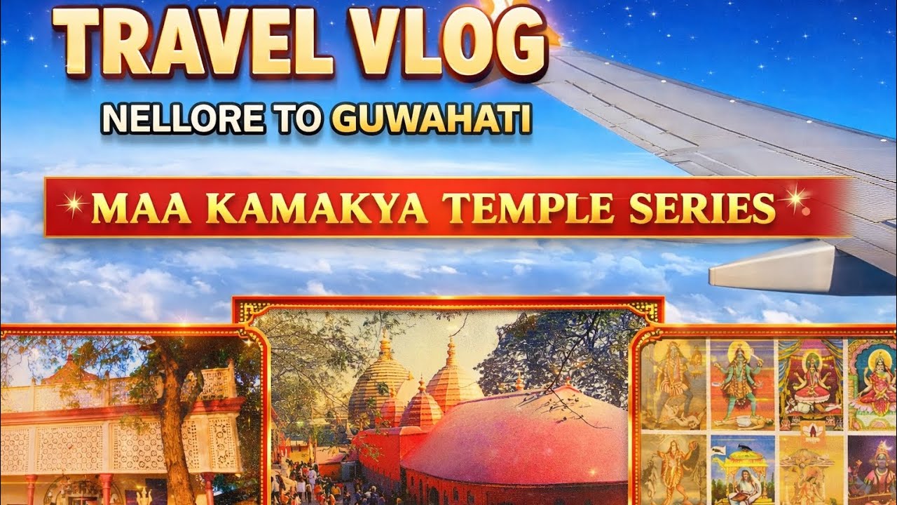 Nellore to Guwahati Travel Vlog✈️ | కామాఖ్య దేవాలయం యాత్ర | 2500+ KM Journey | #viral #luckyyummies 