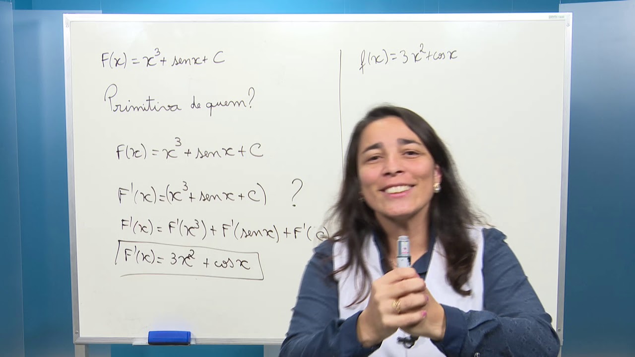 Exercício sobre primitiva, derivada e integral
