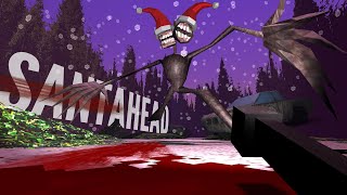 What has SIREN HEAD done to SANTA? screenshot 4