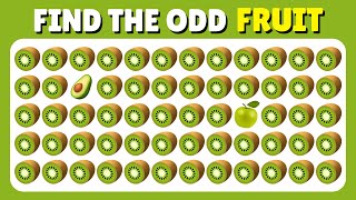 Find The ODD One Out | Fruit and Vegetable Edition  | Easy, Medium, Hard