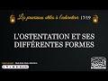 Lostentation et ses diffrentes formes 1719