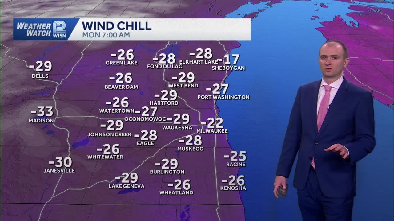 1/25 Evening forecast: Cold Monday morning - YouTube