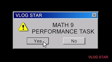 MATH 9 PERFORMANCE TASK BY Red Revilla