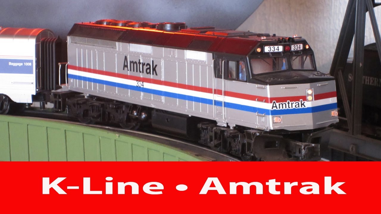 K-Line • Lionel Amtrak F40PH - YouTube