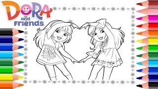 Coloring Dora and Friends | Dora & Friends Coloring Pages | Colouring Dora the Explorer