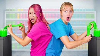 Stuck Together Slime Challenge!