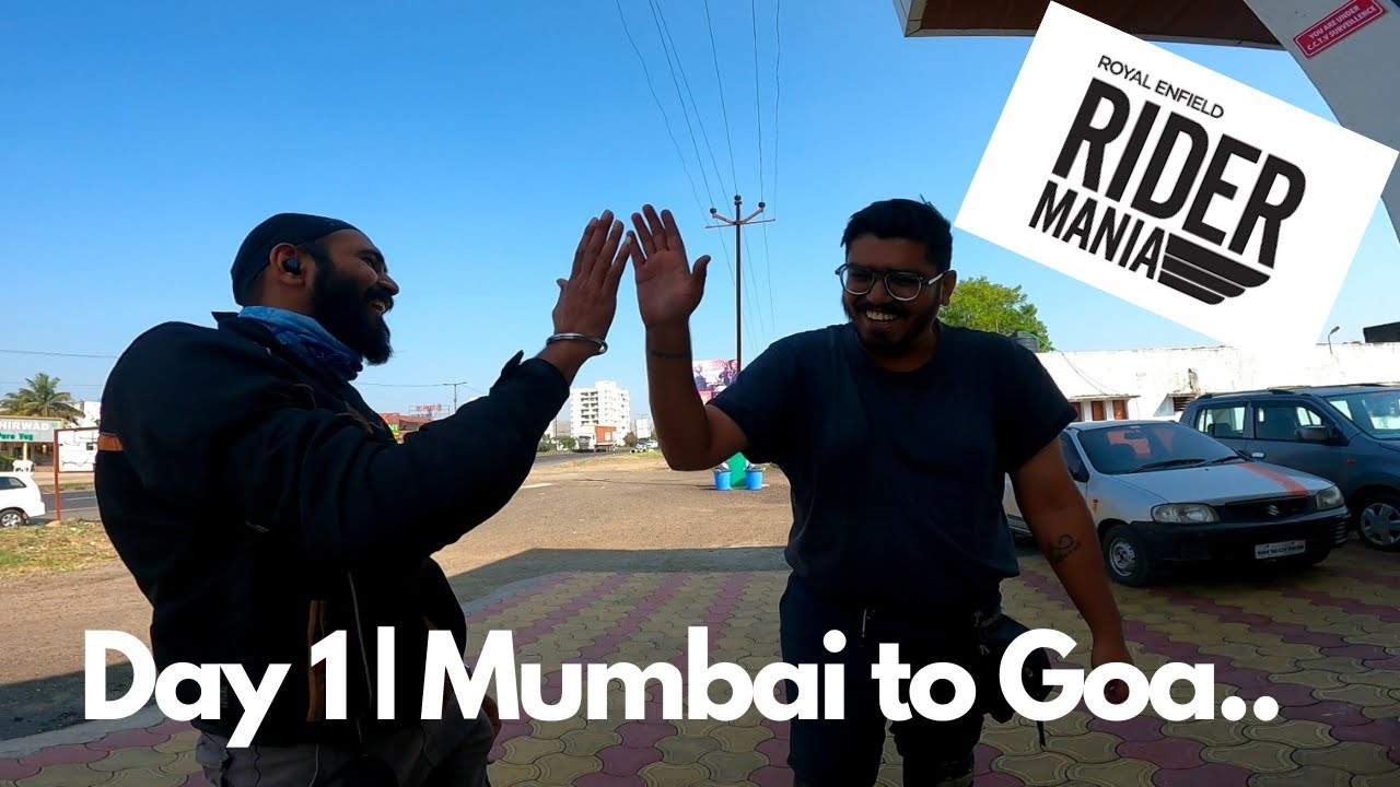 Day 1 GOA | RIDER MANIA 2022 | Pure MotoVlogg | Riding thru Scroching ...