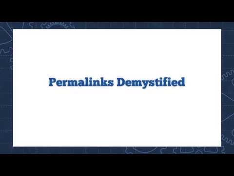 WordPress Permalinks Demystified