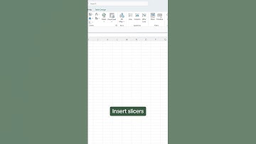 How to quickly filter data with slicer buttons. 🤯 #excel #tutorial #filter