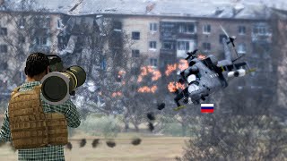 Mi-24D Goes Down: Final Moments of the Russian Most Advanced Attack Helicopter | Pilots missing
