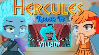 Hercules Reacts to Meg's Villian Song//Not my Audio\\🔥
