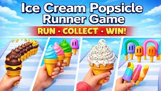 Ice Cream Popsicle Runner Gameplay | Stacky Ice Cream Endless Run 🍦🏃