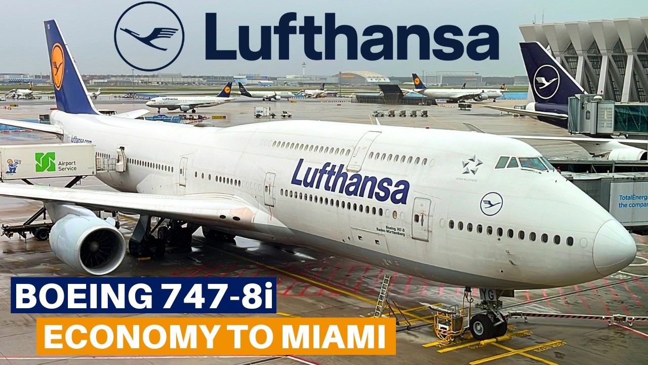 LUFTHANSA BOEING 747-8i (Economy) | Frankfurt - Miami | Flight Review