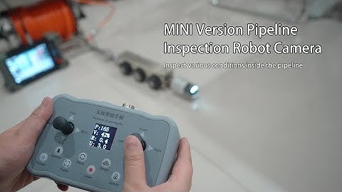 MINI version pipeline inspection robot camera