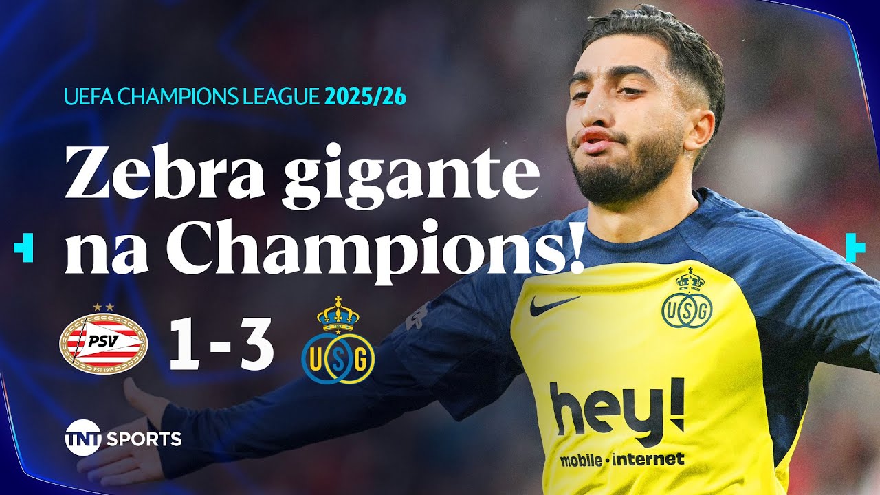 UNION METE GOL DE "SARRADA" E VENCE NA ESTREIA PELA CHAMPIONS LEAGUE | PSV 1X3 UNION SAINT-GILLOISE