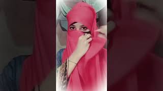 Most requested hijab tutorial without inner-cap / niqab style / niqab hijab tutorial ❤️❤️