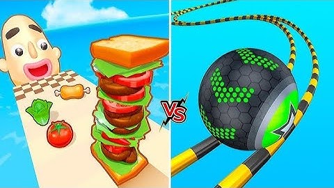 Going Balls | Sandwich Runner - All Level Gameplay Android,iOS - NEW BIG APK UPDATE