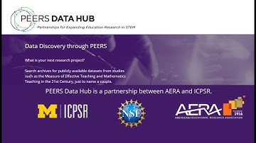 PEERS Data Hub - An Introduction