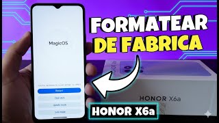HONOR X6a 🔧 Formatear y RESTABLECER de fábrica 📱 Quitar contraseña correctamente