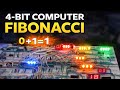 Fibonacci by a 4bit computer