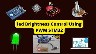 led brightness control using pwm stm32