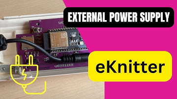 Machine knitting | eKnitter | external power supply