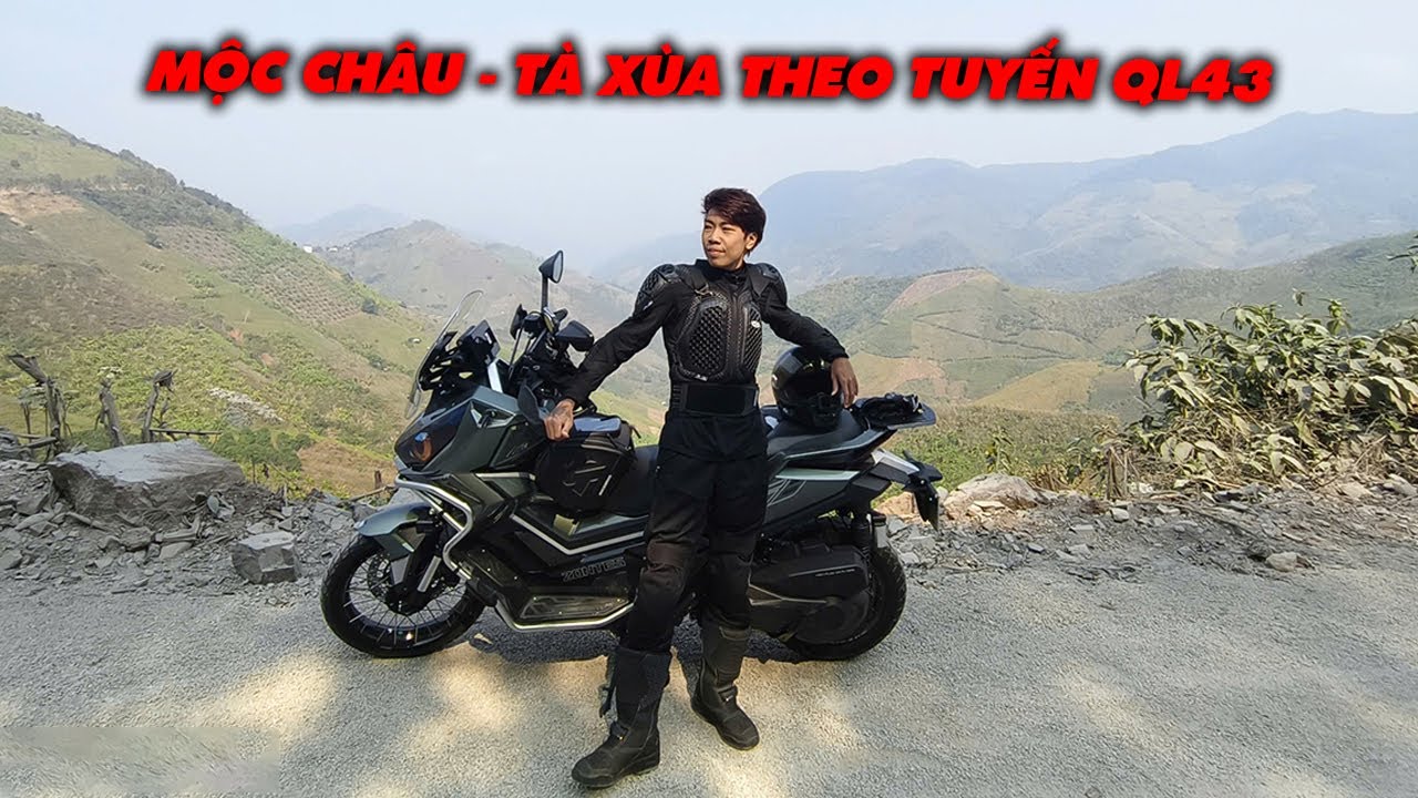 Rodai Zontes 368G: Живописный маршрут до Та Сюа по национальной автомагистрали № 43 вдоль реки.