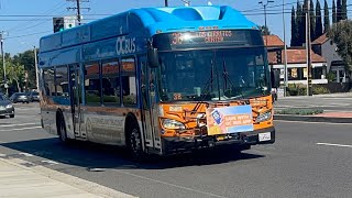 OCTA 2016 New Flyer XN40 #5814 on route 38