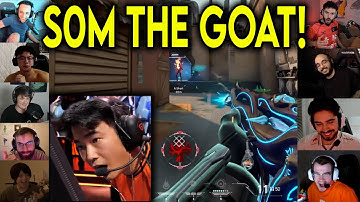 Valorant Streamers Reacts To NRG s0m HIT THE CRAZIEST 1v4 CLUTCH Against G2 VCT