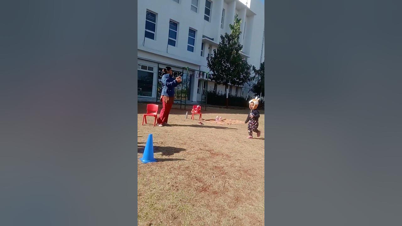 Running by small kids/ running in playgroup with creche YouTube