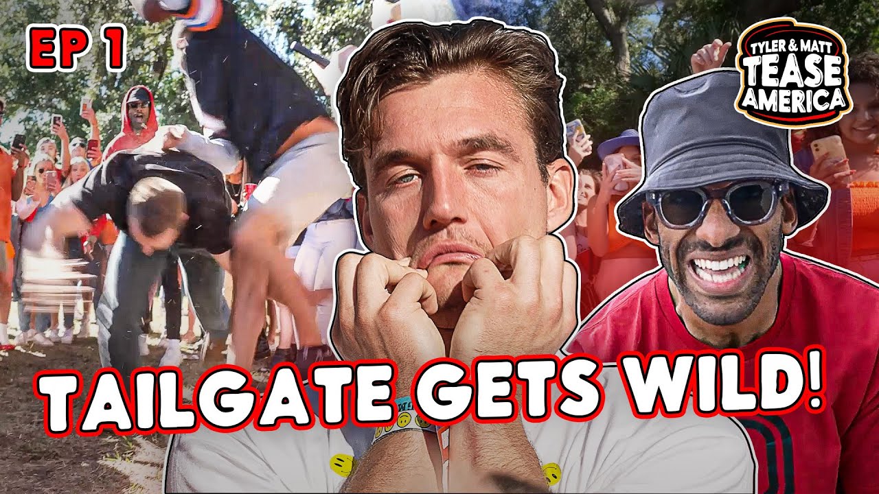 The Most INSANE Tailgate Ever! We Get Rowdy At The Florida-Georgia Game & TACKLE FANS For Money 💰