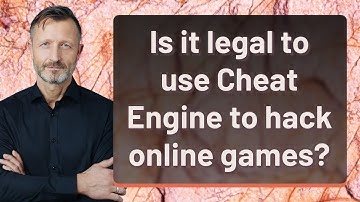 Is it legal to use Cheat Engine to hack online games?