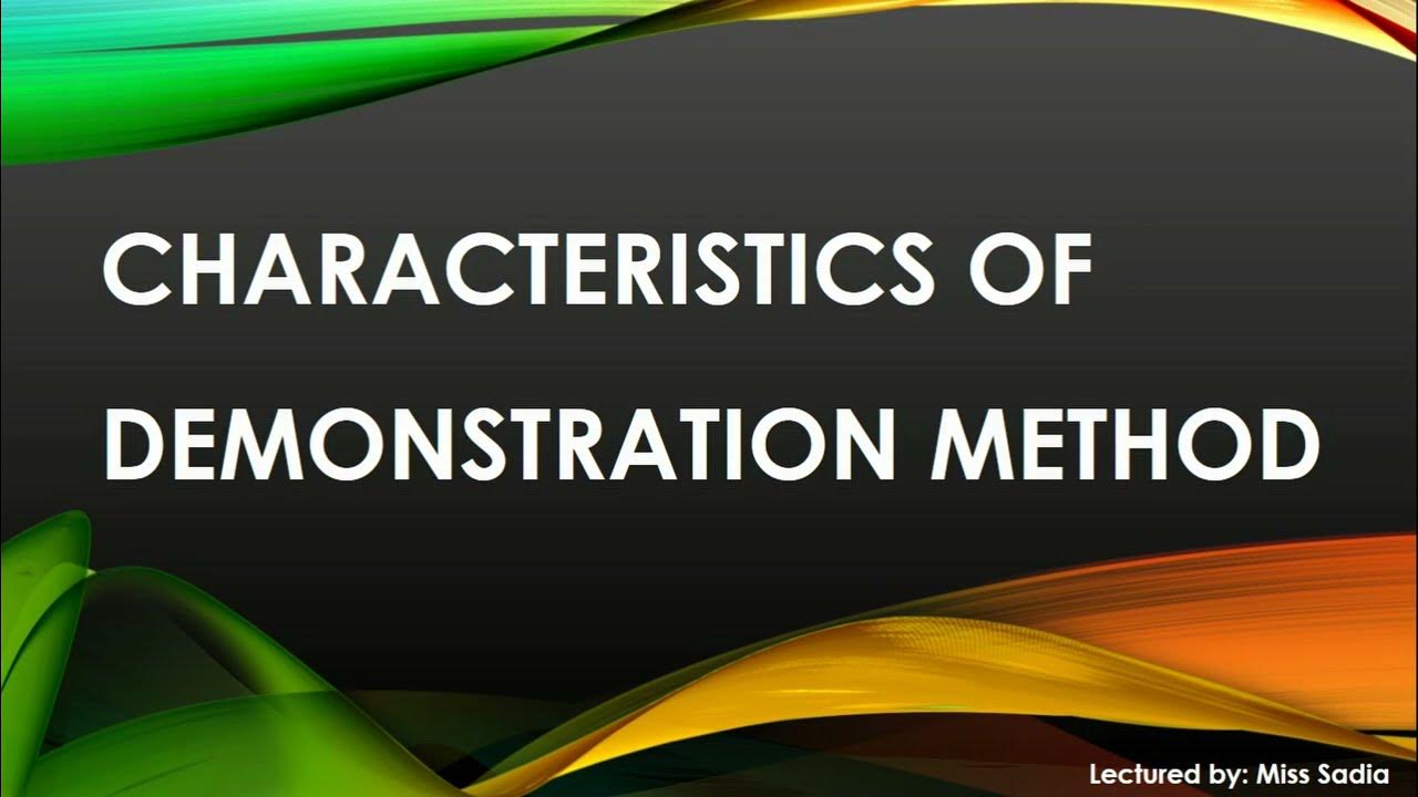 Characteristics Of Demonstration Method Teaching Method YouTube characteristics-of-demonstration-method-teaching-method-youtube