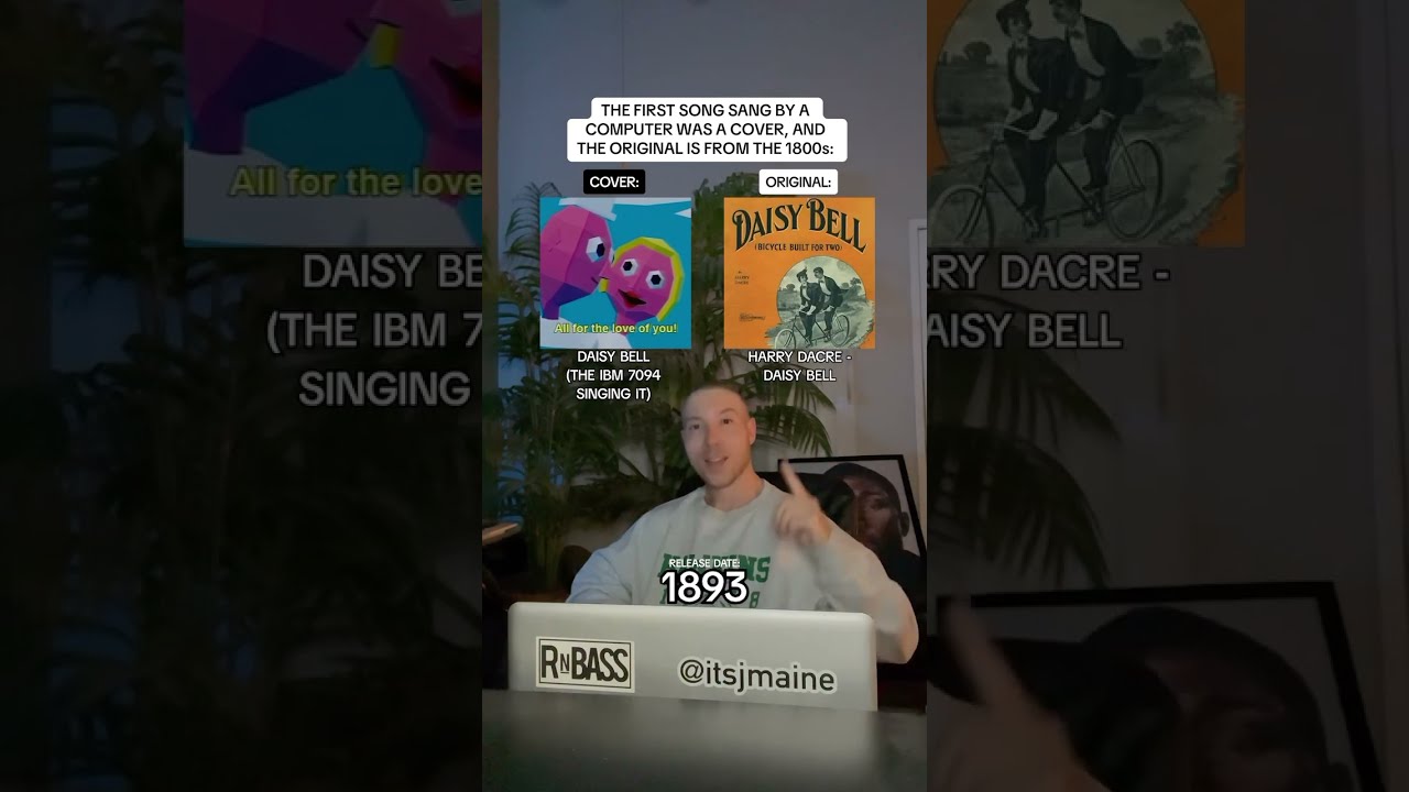 The First Song Sang By A Computer Daisy Bell Vs Original Version It Covered Shorts