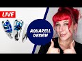 Aquarell Design x Nini - Farb Gele, Malerei - Live Nail-Talk