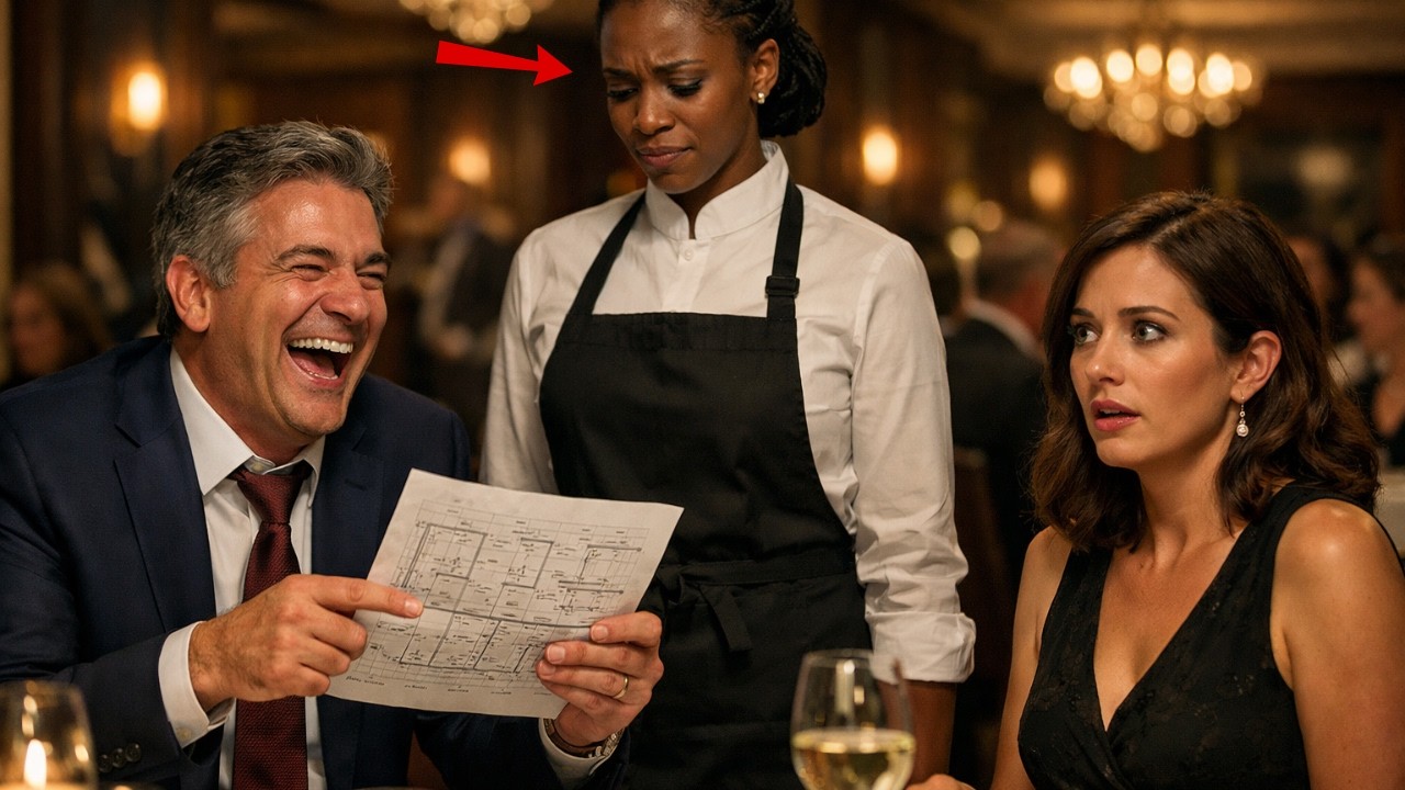 MILLIARDAIRE ARROGANT : « RÉSOUDEZ ÇA, JE DONNE TOUT » — SERVEUSE NOIRE RÉUSSIT, IL RESTE BOUCHE BÉE